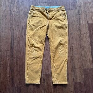 Men's Casual Mustard Chinos